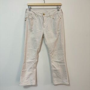 Zadig & Voltaire White Stretch Jeans Cream Slim Straight Denim Women’s 29
